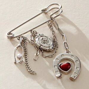 Free People Total Eclipse Charm Brooch